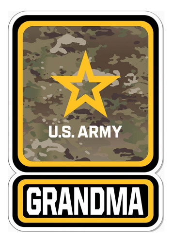 U.s. Army Grandma (ver.2)  Ocp  Camo (logotipo De Nueva...