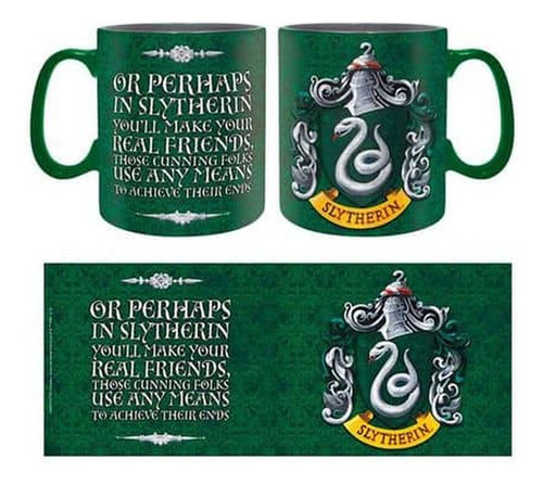 Harry Potter Taza 460 Ml Slytherin