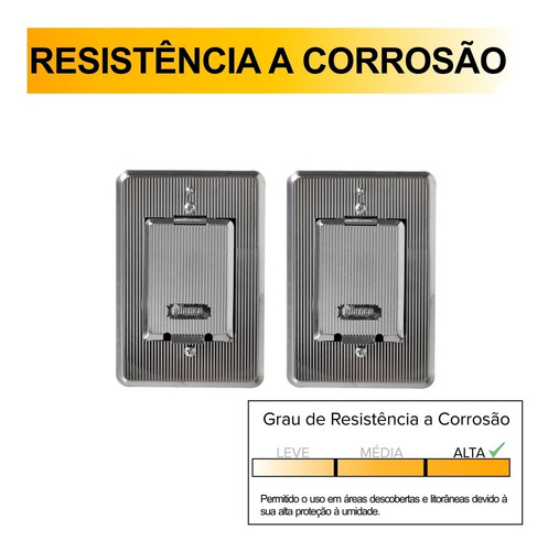 Kit 4 Ganchos Para Rede Chácara Varanda Sacada Anti Corrosão