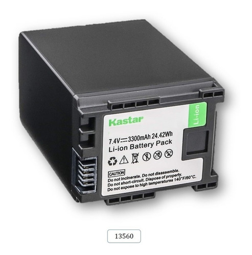 Bateria Mod. 13560 Para Can0n Vixia Hf G50 Uhd 4k