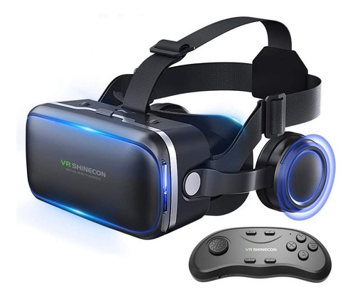 Imagen 1 de 8 de Gafas 3d Vr Mando A Distancia Para Vr Y Juegos De Películ