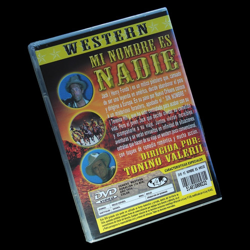 Imagen 2 de 4 de ¬¬ Dvd Western / Mi Nombre Es Nadie / Terence Hill Zp