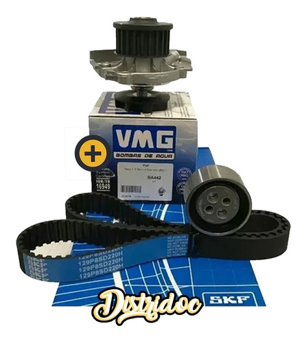 Kit Distribución Skf + Bomba Fiat Siena 1.3  1.4  Fire