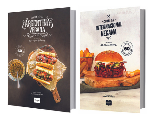 Comida Vegana Argentina E Internacional (2 Libros) - Hermana