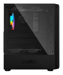 Gabinete Gamer Level Up Cassiopeia Atx con 1 Cooler