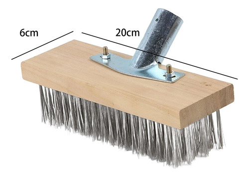 - Escoba De Alambre, Cepillo De Alambre 20 Cm Con Adaptador