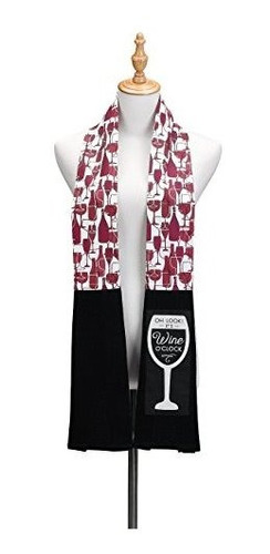 Su Wine Oclock Extra Long Cotton Blend Over The Shoulder Toa