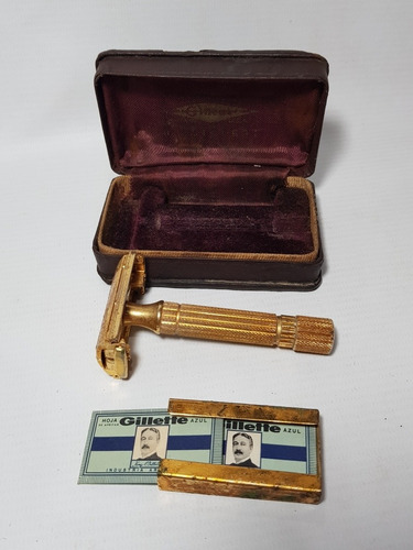 Gillette Antigua Máquina De Afeitar Caja Original Mag 57508