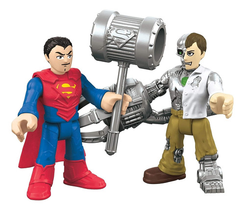 Imaginext Dc Super Amigos Superman Y Metallo