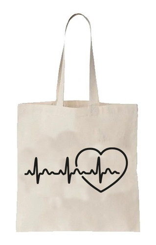 Tote Bag Electro (corazón) #2