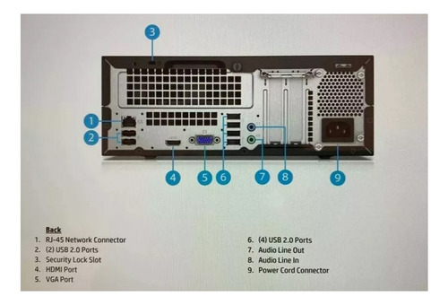 Cumputador Hp I5 6 Gen 8ram 1 Tb Disco Monitor Led 19 (Usado)