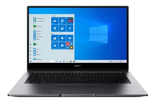 Laptop Huawei MateBook D14 gris 14", Intel Core i5 10210U 8GB de RAM 512GB SSD, Intel UHD Graphics 620 1920x1080px Windows 10 Home