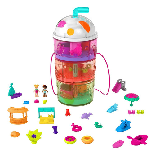 Polly Pocket Spin 'n Surprise - Juego Compacto, Forma D Jms