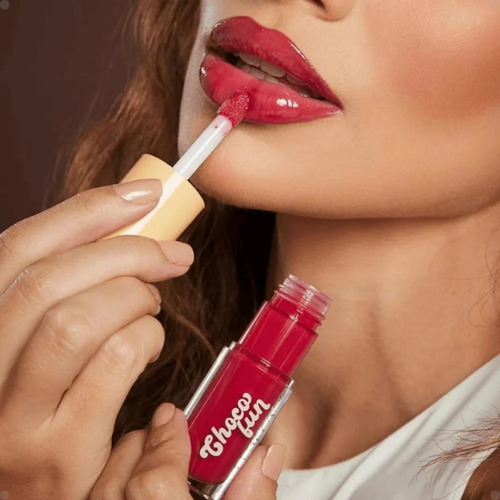 Tint Cream Flan Choco Fun Fenzza Gloss Cremoso Para Lábios