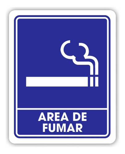 Señalamiento Área De Fumar 20x25 Seguridad