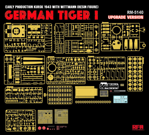 New! Sd.kfz.181 Tiger I Early/kursk 1943 1:35 Gris