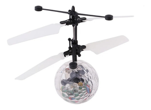 Brinquedos de bola leve de avião de indução voadora com luz