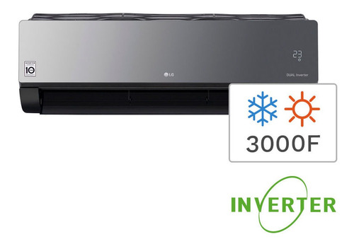 Aire Acondicionado LG Inverter Artcool 3000 Frigorías Color Negro