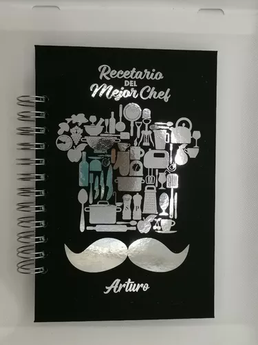 Cuaderno Recetas personalizadas con nombre