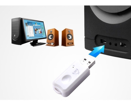 Imagen 4 de 7 de Receptor Adaptador Usb + Aux Bluetooth 4.0 Audio Musica Auto