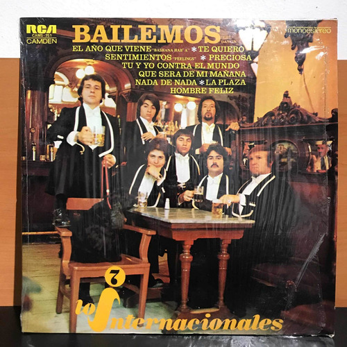 Disco Lp Acetato Los Internacionales  bailemos