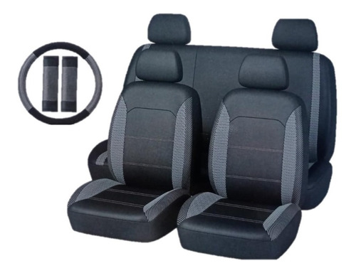 Hilux Doble Cabina 2006-2010 13 Pzs Fundas De Asiento Tela