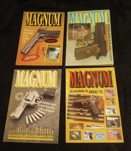 Lote 4 Revistas Magnum N° 49 50 51 52 