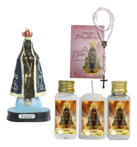 Kit Com Imagem Orações Devoção Nossa Senhora Aparecida