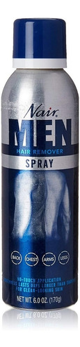 Nair Spray Depiladora Para Hombres Cuerpo Espalda Piernas Pecho Depilacion Corporal Masculina