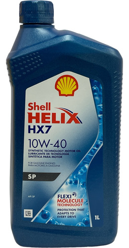 Aceite Shell Ax7 Advance 10w40 Semi Sintetico 4t Moto (1l)