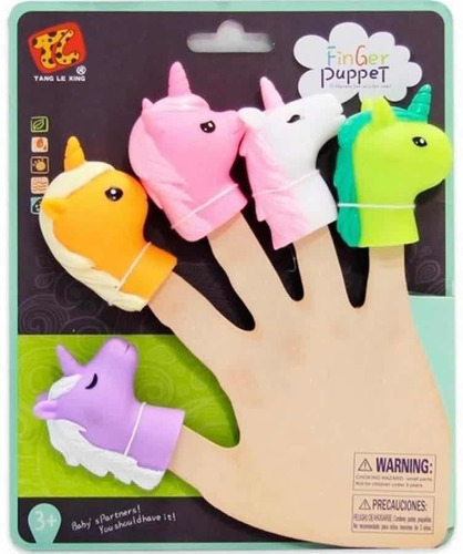 Títeres De Dedo Para Baño Set X 5 Finger Puppet Estimulan 