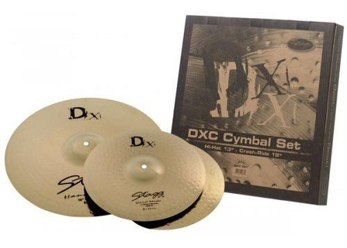 Set De Platillos Stagg Dxcset Hi Hat 13 + Crash Ride 18