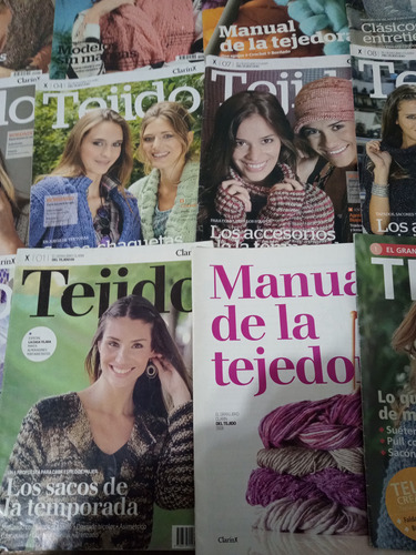 Lote X 15 El Gran Libro Clarin Del Tejido 2009 2011 2012 201 (Usado)