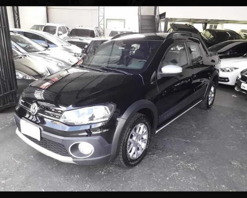 Blindado Volkswagen Saveiro Cross Dupla 1.6 Flex 2015 Preto