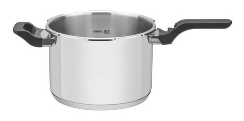 Olla a Presión en Acero Inoxidable Triple Fondo de 22 cm 6 L Tramontina Brava