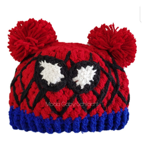 Gorro Tejido Tipo Spiderman/hombre Araña Niño/niña Economico | Meses sin  intereses