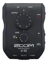 Comprar Placa De Audio Zoom U22 Interfaz De Audio Usb Portatil 