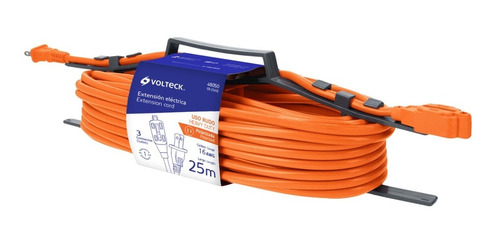 Extensión Eléctrica Uso Rudo 25 Mts Calibre 16 Volteck 48050