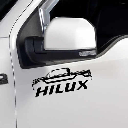 Sticker Hilux Puertas, Cristales, Batea Compatible Con Hilux