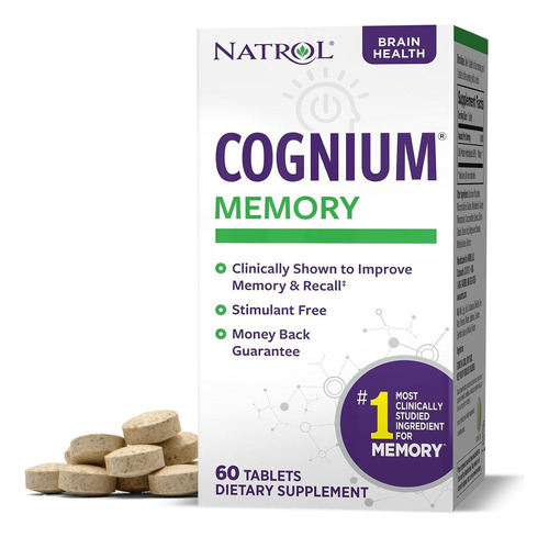 Cognium Memoria Fuerte Con Proteina De Seda,60u, Natrol