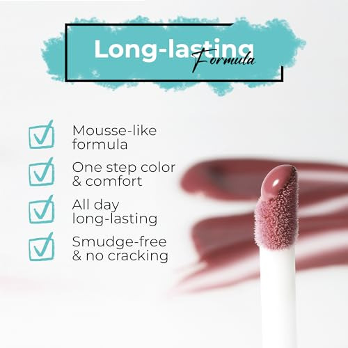 Lápiz Labial Líquido Charmed Rosa Mate Con Matices Malva Fór