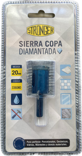 Mecha Broca Diamantada 20mm Stronger S.bel-la