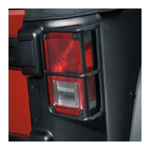 Protector Faro Trasero Para Jeep Wrangler Color Negro