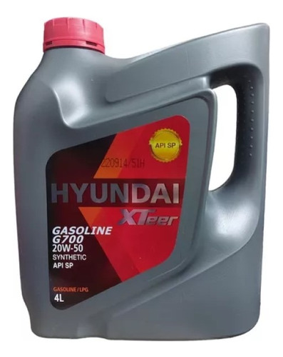 Aceite 20w50 Hyundai Xteer G700 4lts.