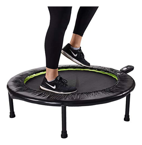 Trampolin Plegable Pequeño Para Entrenamiento Color Negro