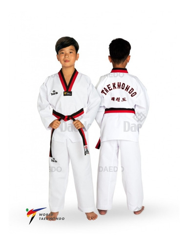 Uniforme Taekwondo Daedo Niño 110 Cm A 130 Cm Con Cinturon