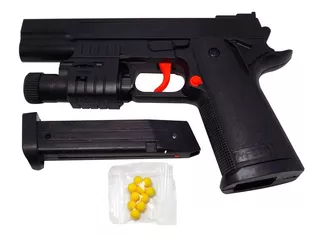 Pistola Laser Balines De Plastico Recargable Juguete Niños