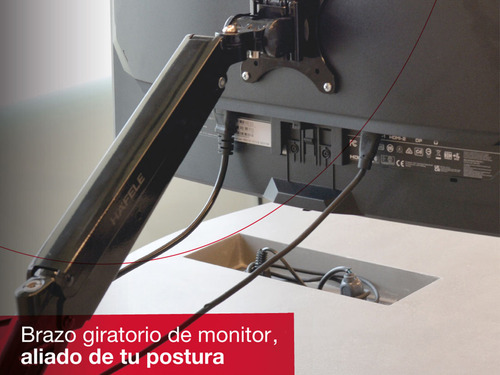 Soporte Monitor Escritorio Häfele 17-36 1 Brazo 3 12 Kg