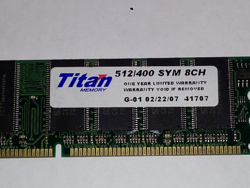 Ddr1 400mhz 512mb