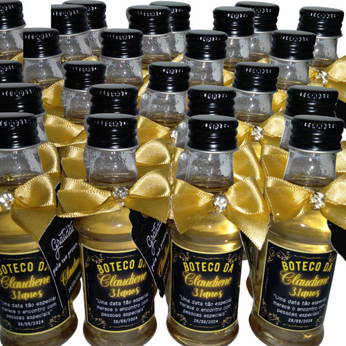 30 Mini Cachaça, Personalizadas 60 Ml Lembrancinha/festa